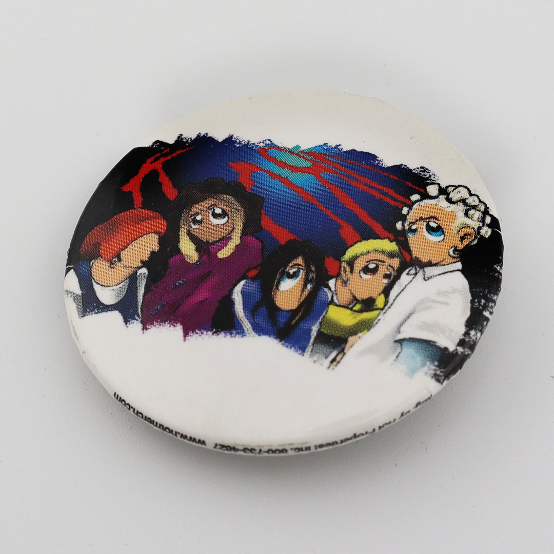 Korn Cartoon Vintage Button