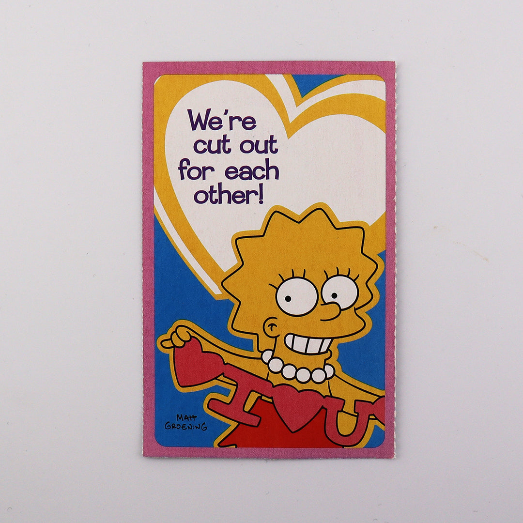 Simpsons Vintage 07 Valentine's Day Cards
