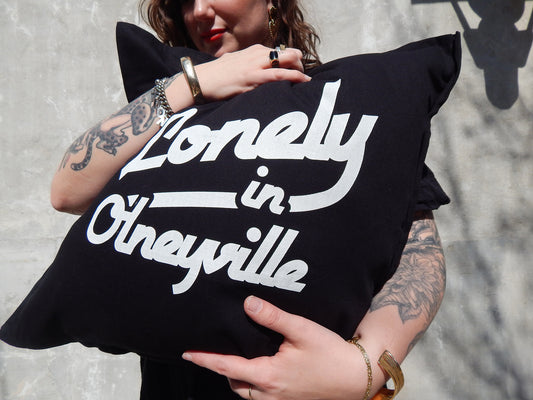Lonely in Olneyville Pillow