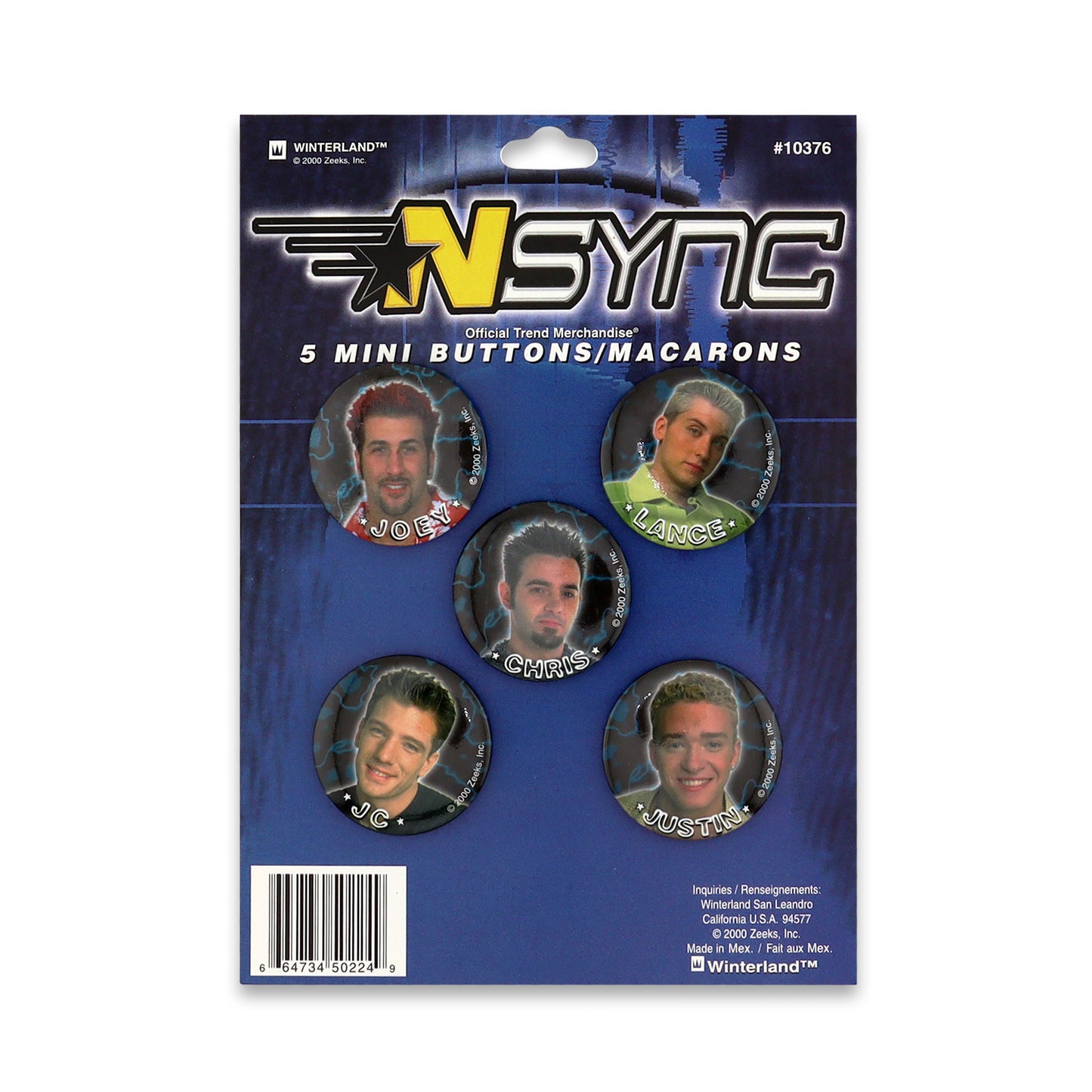 NSYNC Vintage Button Pack
