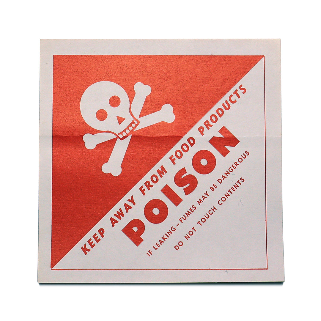 Poison Vintage Sticker