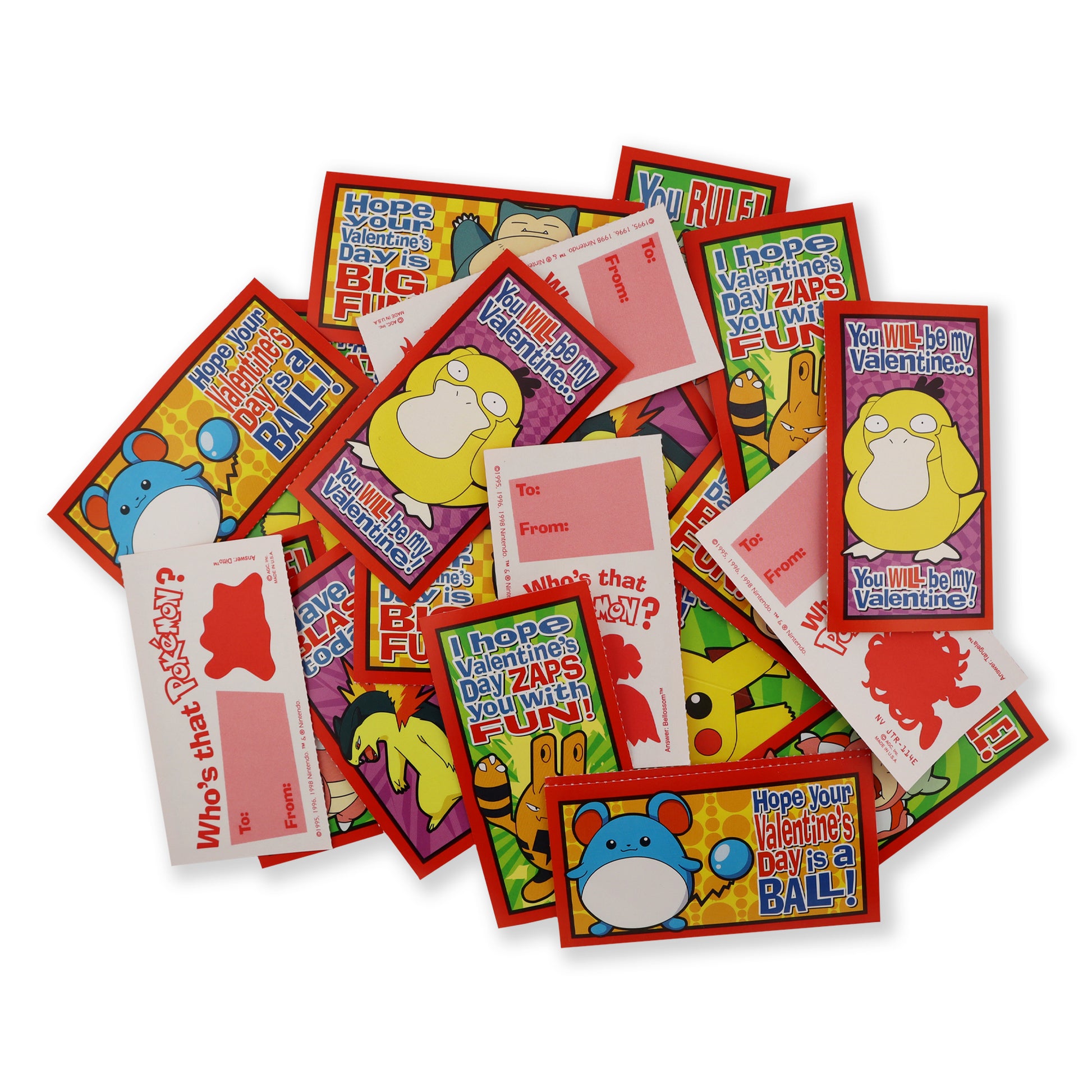 Pokemon Collector's Series 1 Vintage Valentine's Day Cards Hungry Ghost Press Pokemon Collector's Series 1 Vintage Valentine's Day Cards Hungry Ghost Press