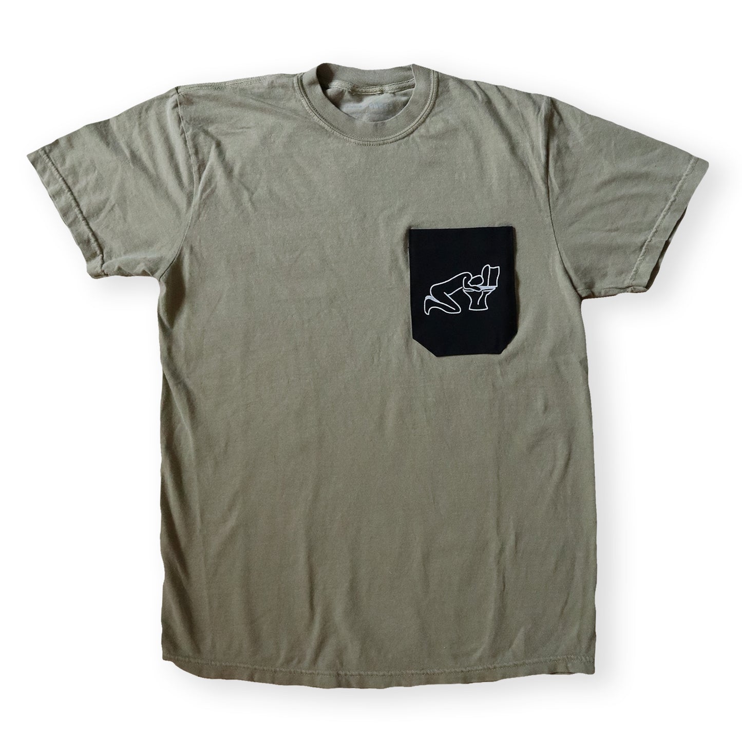 Puke Pocket Tee Made By Maxwell Fertik