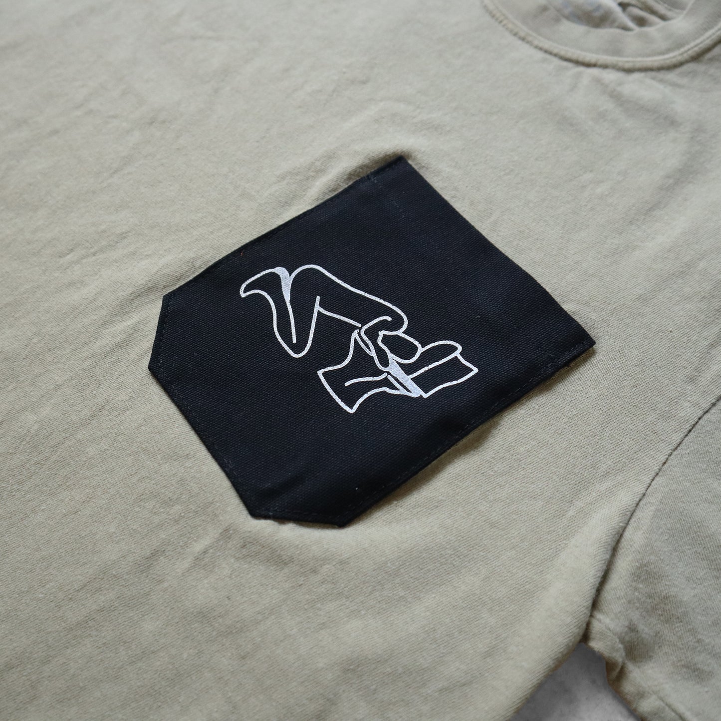 Puke Pocket Tee Made By Maxwell Fertik