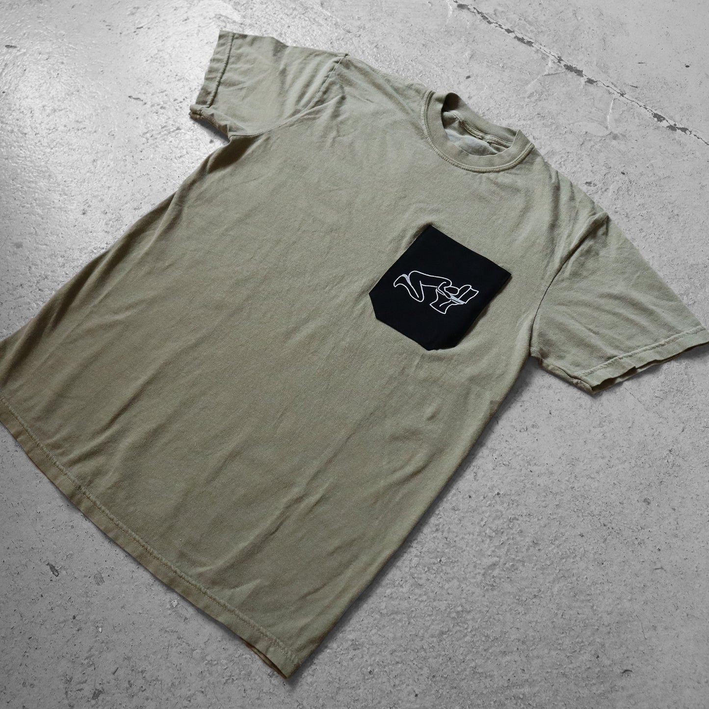 Puke Pocket Tee Made By Maxwell Fertik