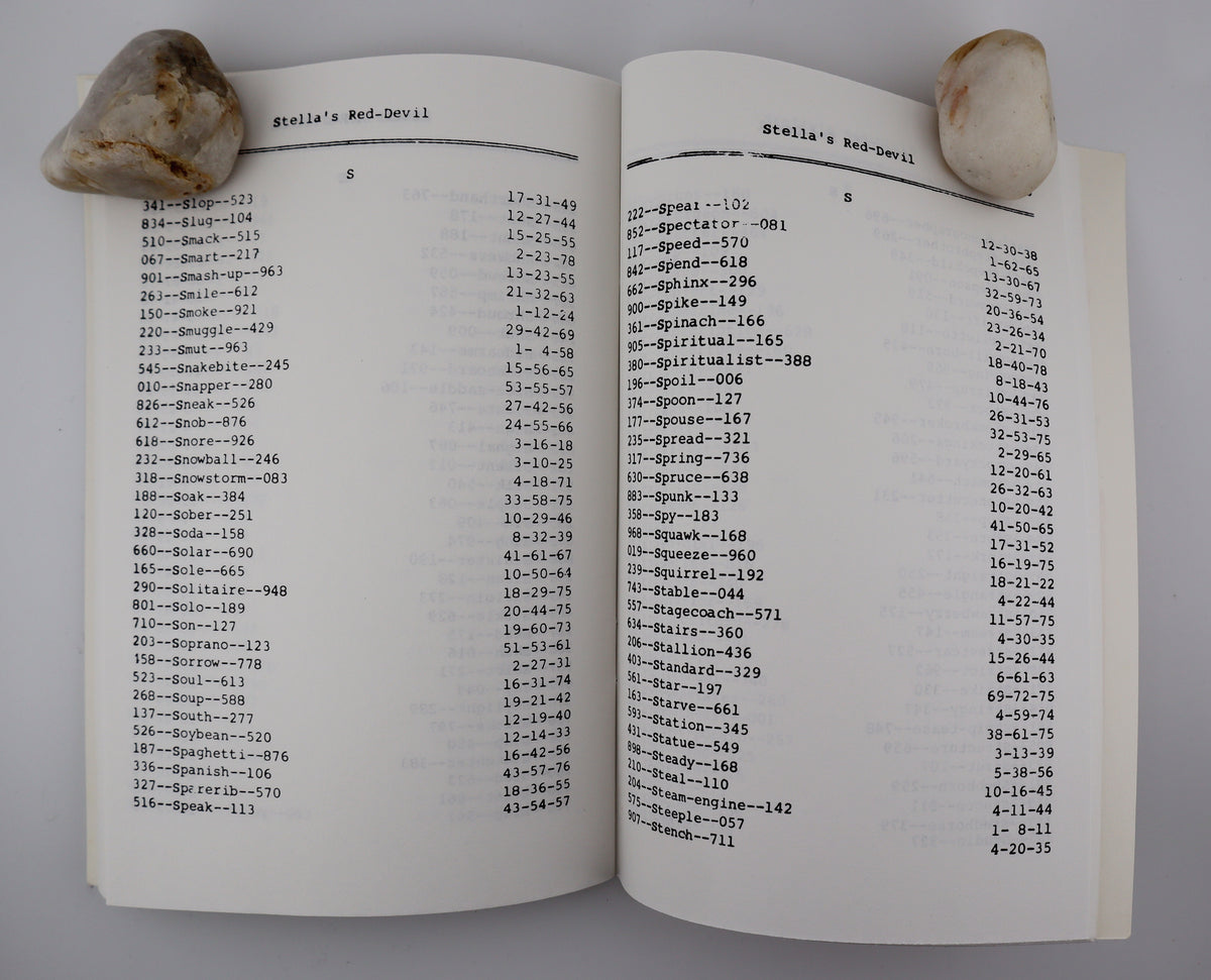 Devil Numbers List Red Devil Lucky Number Combination Dream Book – Hungry Ghost Press