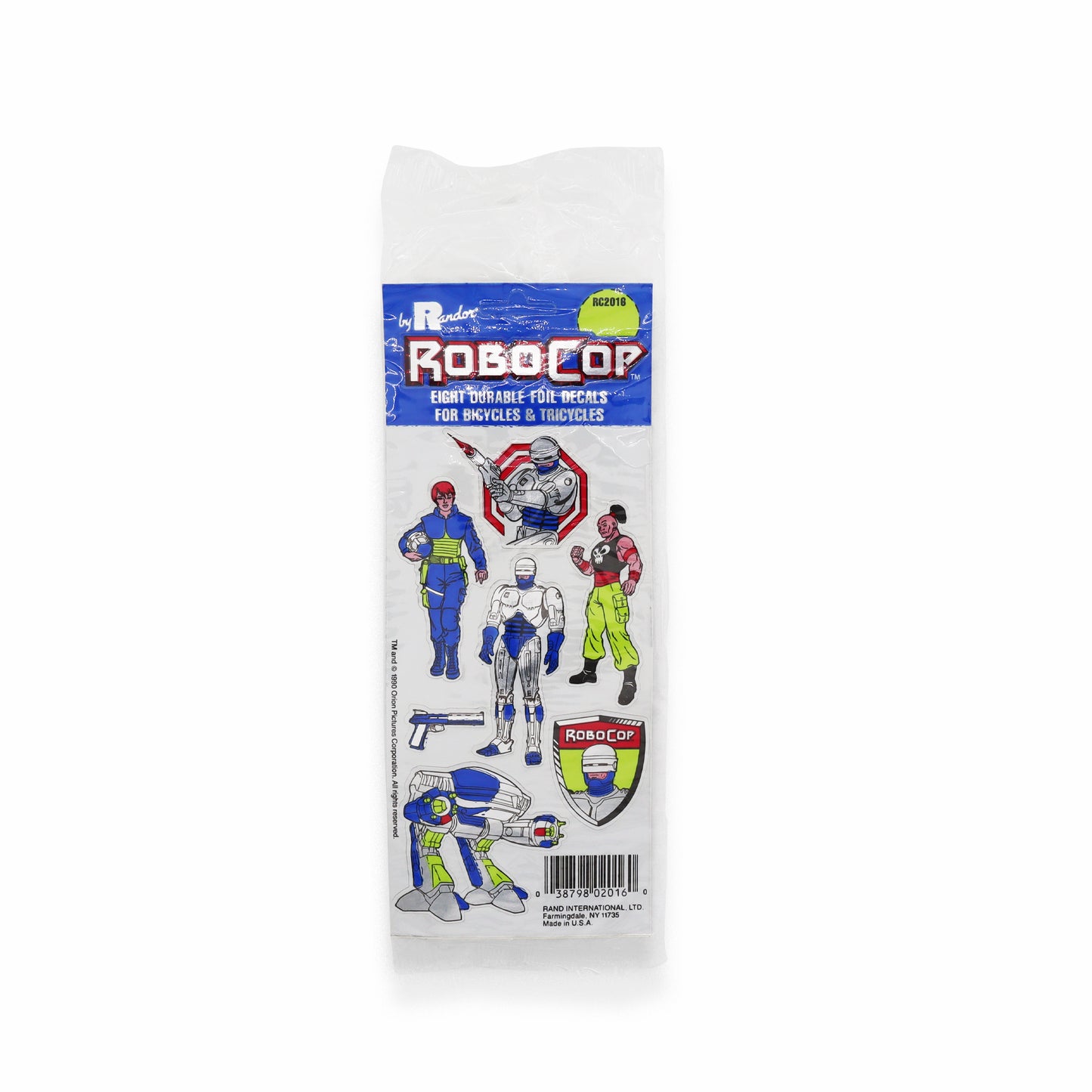 Robocop Vintage Sticker Sheet