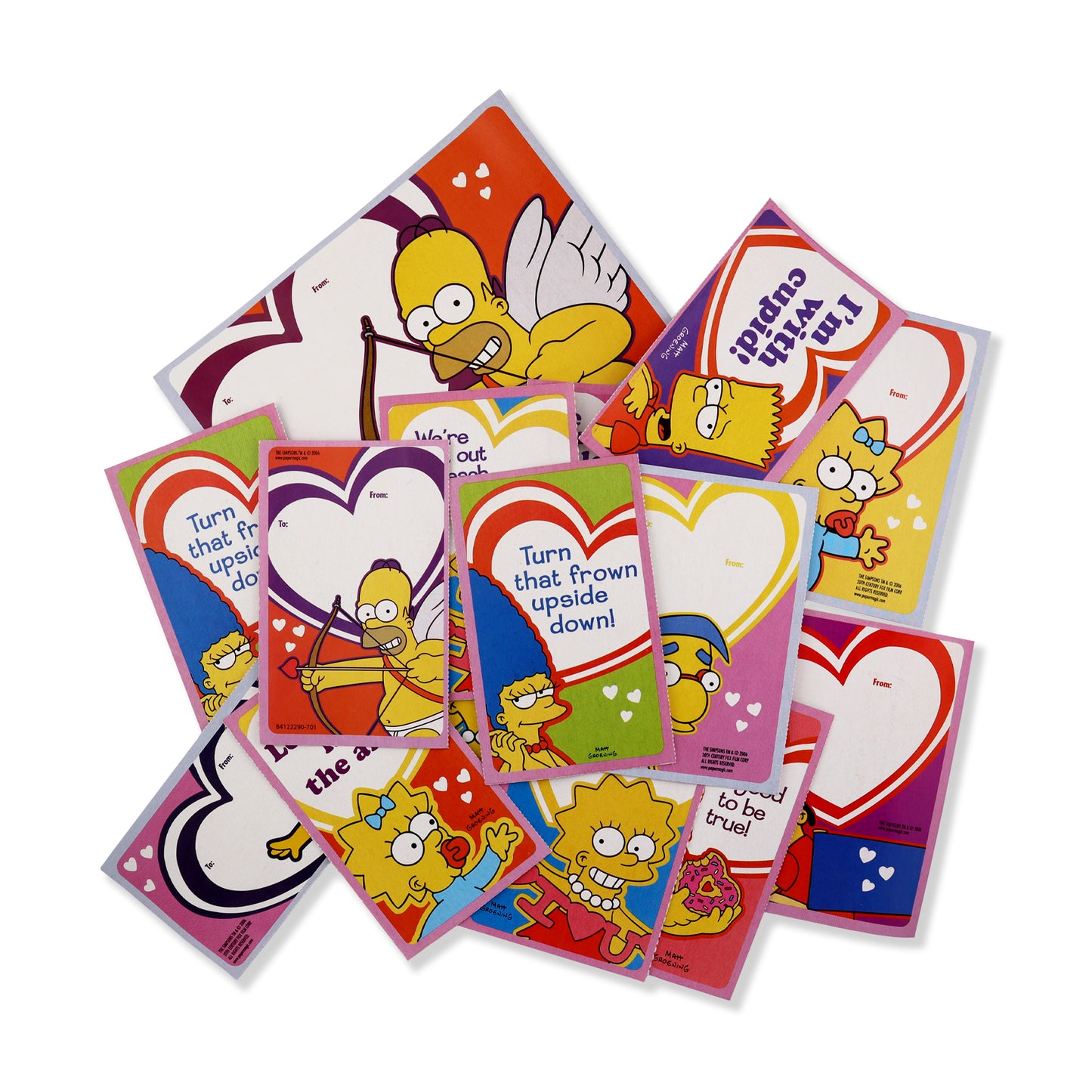 Simpsons Vintage 07 Valentine's Day Cards