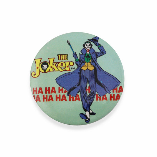 The Joker Vintage Button Teal