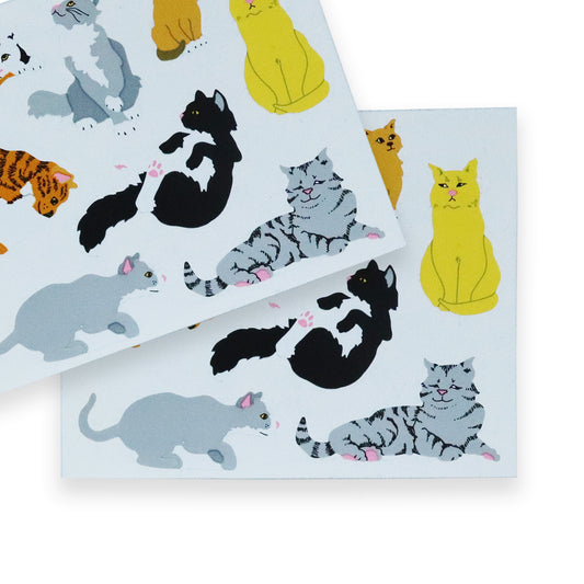 Cats Vintage Sticker Sheet