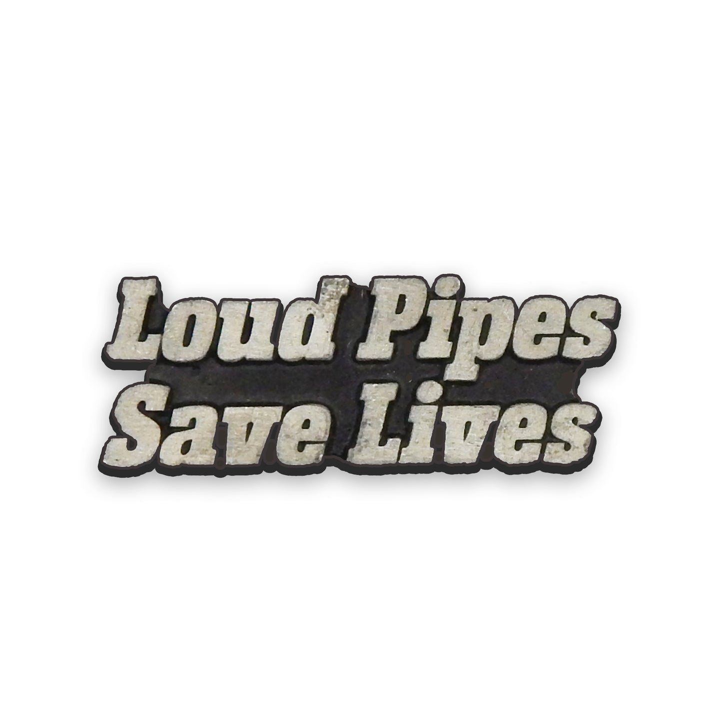 Vintage Biker Word Pins