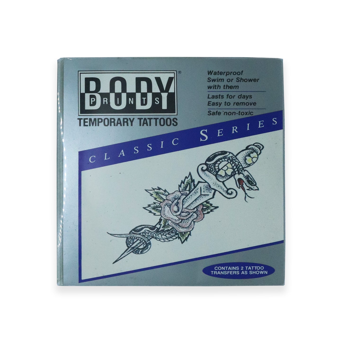 Body Prints Vintage Temporary Tattoo Pack