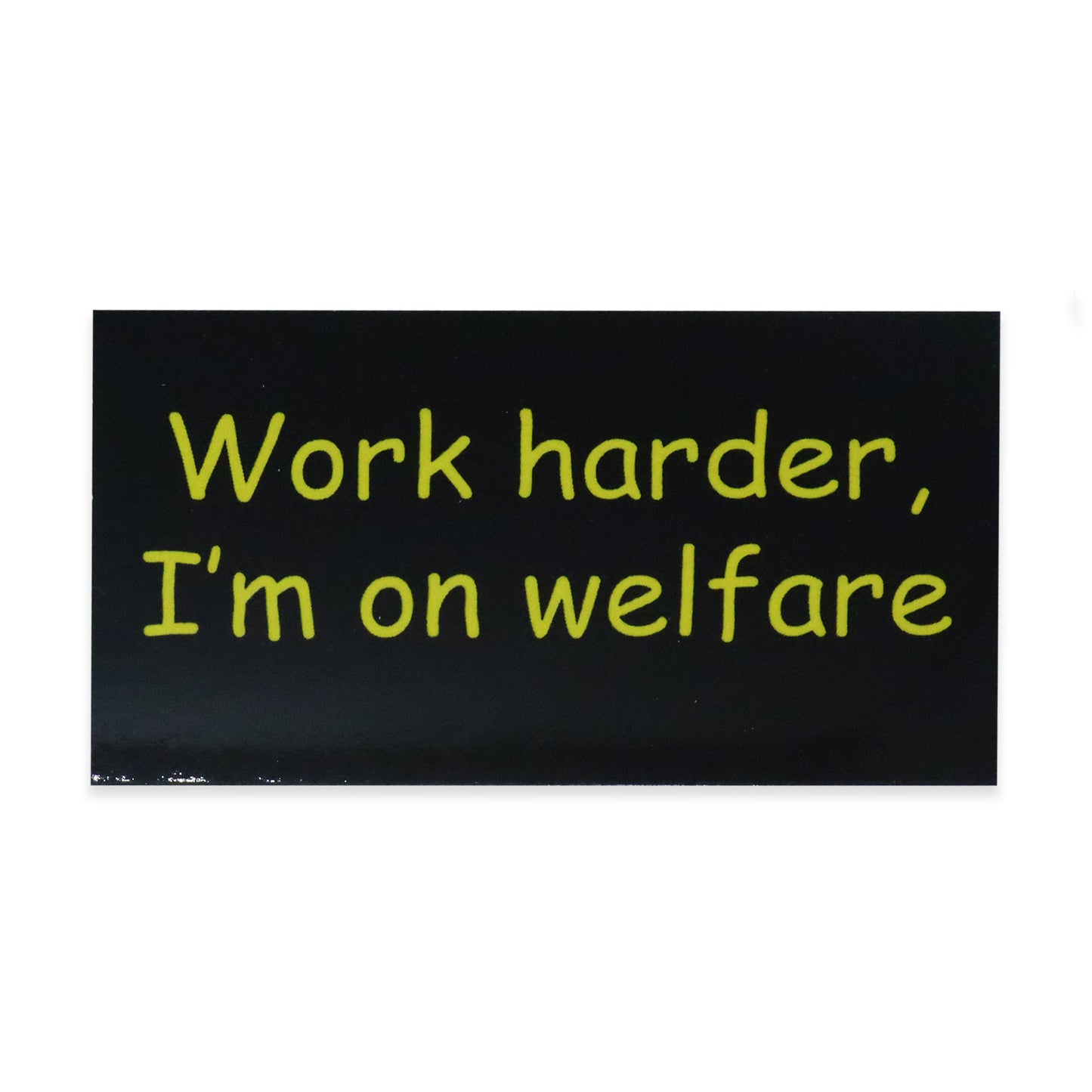 Comic Sans Stupid Vintage Sticker