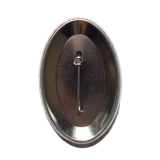 Tiger Fuck Oval Button