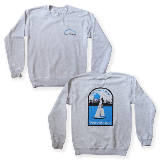 Ocean State Blues Crew Neck