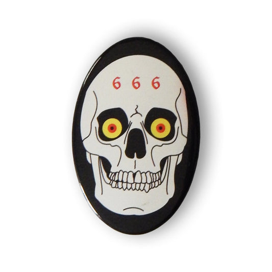 Metal Skull Badge