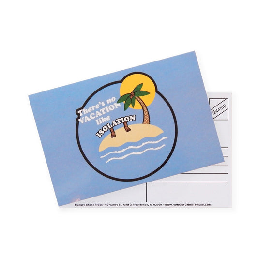 Isolation Vacation Postcard