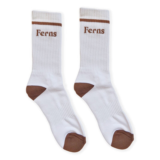 Fern Crew Socks Soil