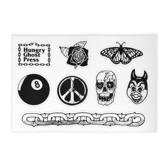 Flash Die Cut Sticker Sheet