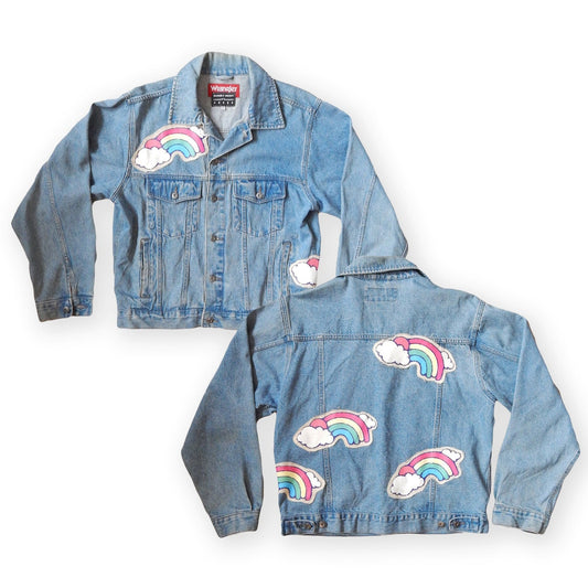 Rainbow Denim Jacket One Off