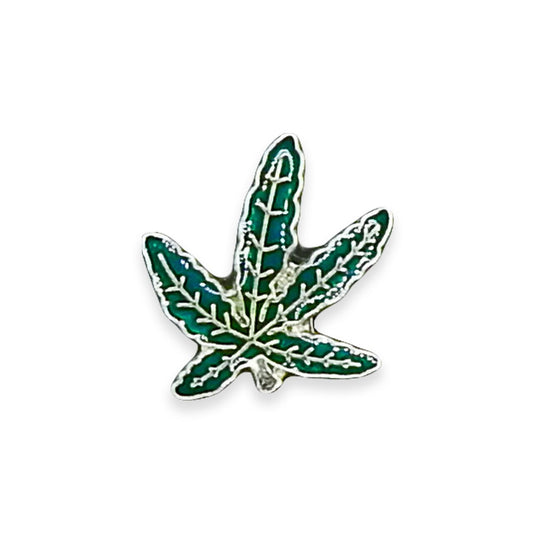 Vintage Weed Leaf Pin