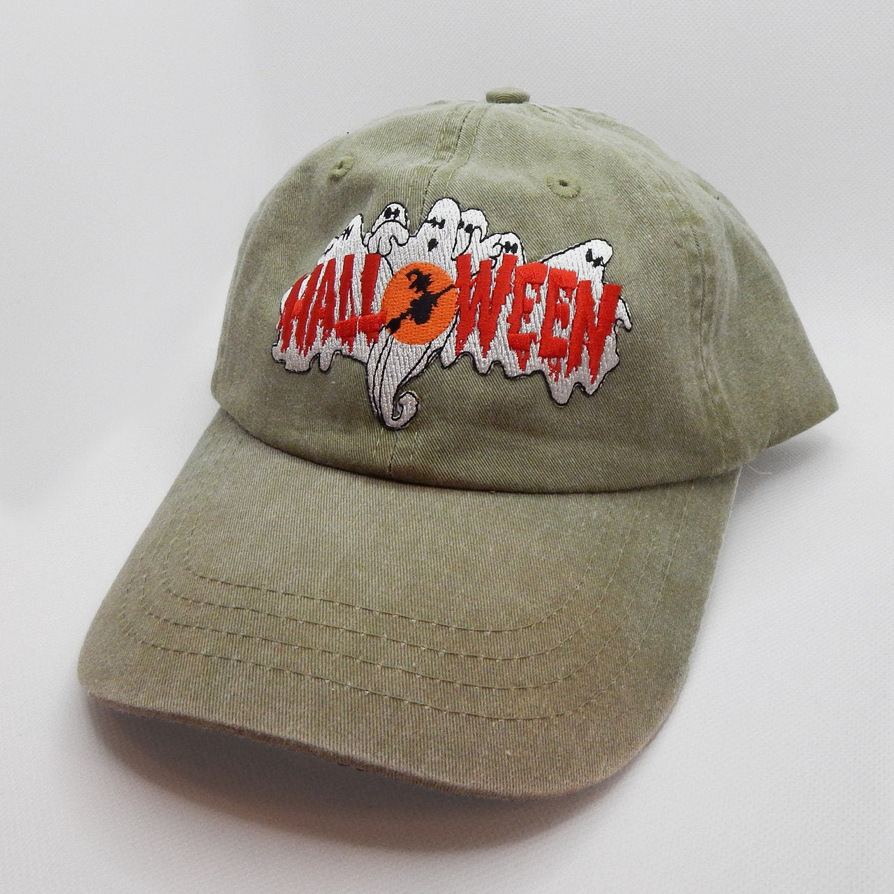 Vintage Halloween Ghost Dad Cap