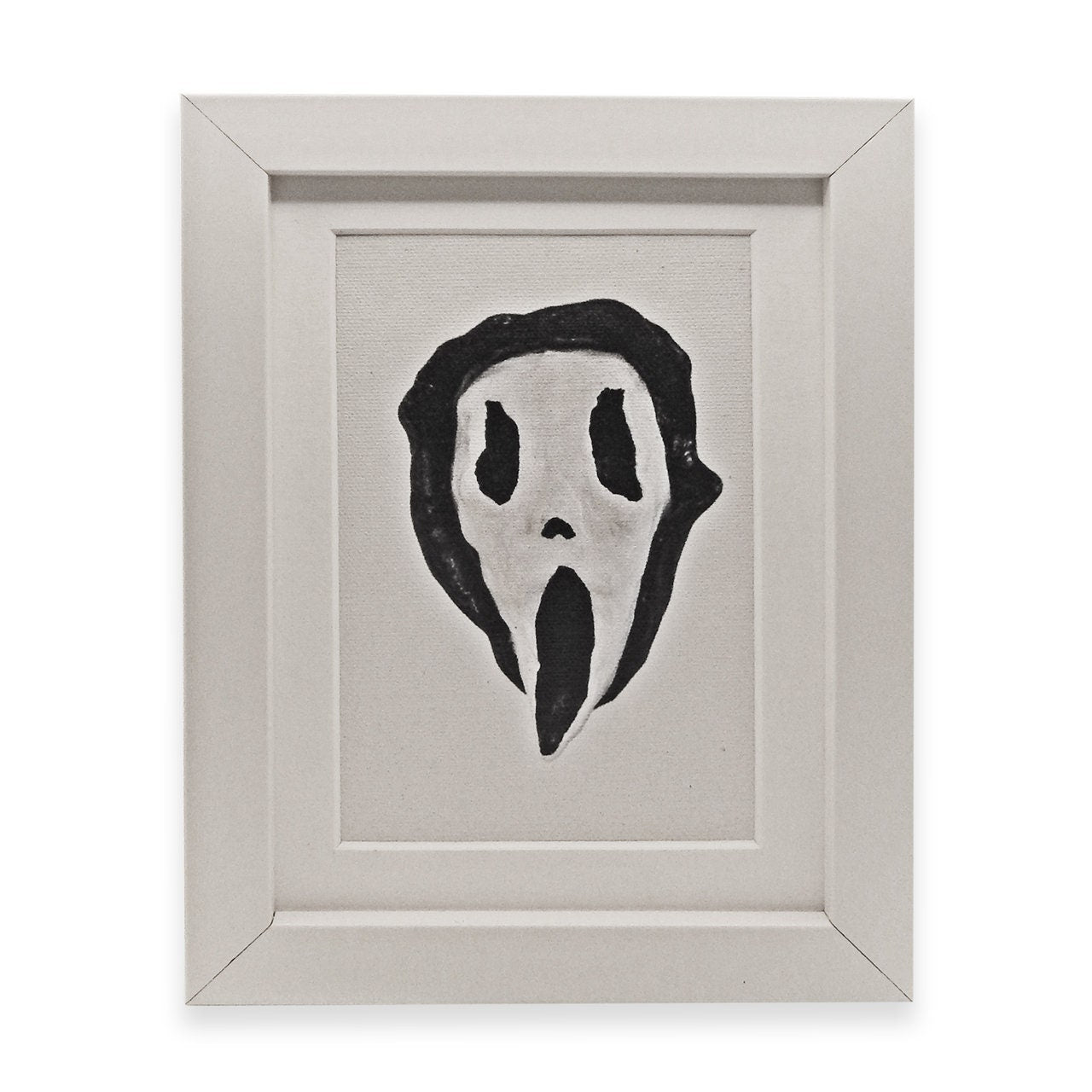 Scream Face 1 Framed Print Made By Eddie Mellow