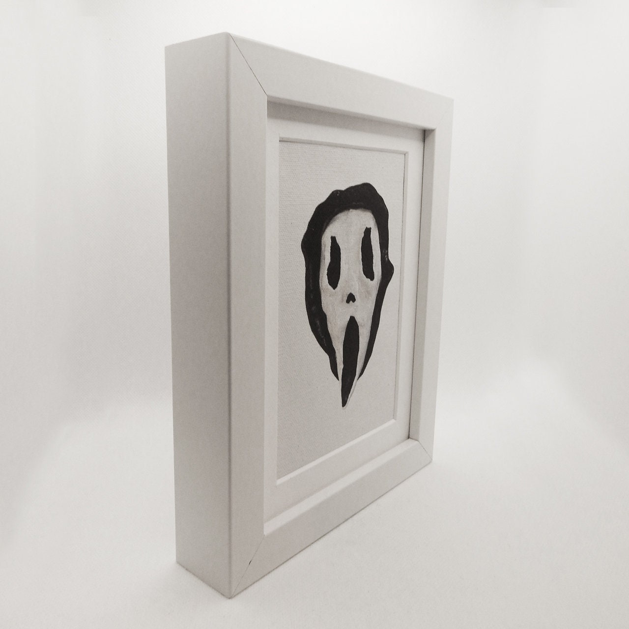 Scream Face 1 Framed Print Made By Eddie Mellow