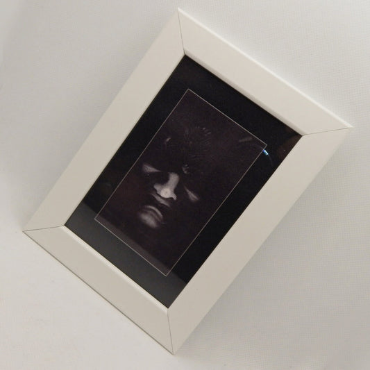 When I Close My Eyes Framed Canvas Print