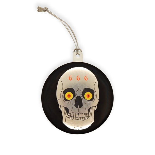 Metal Skull Ornament