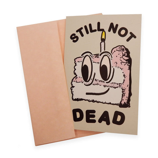 Still Not Dead Birthday Card