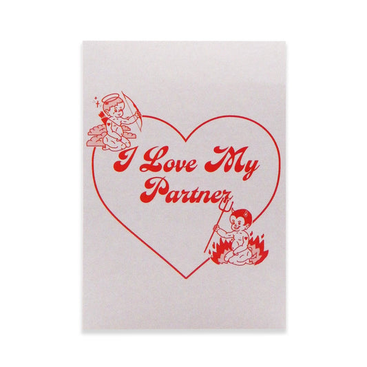 I Love My Partner Card