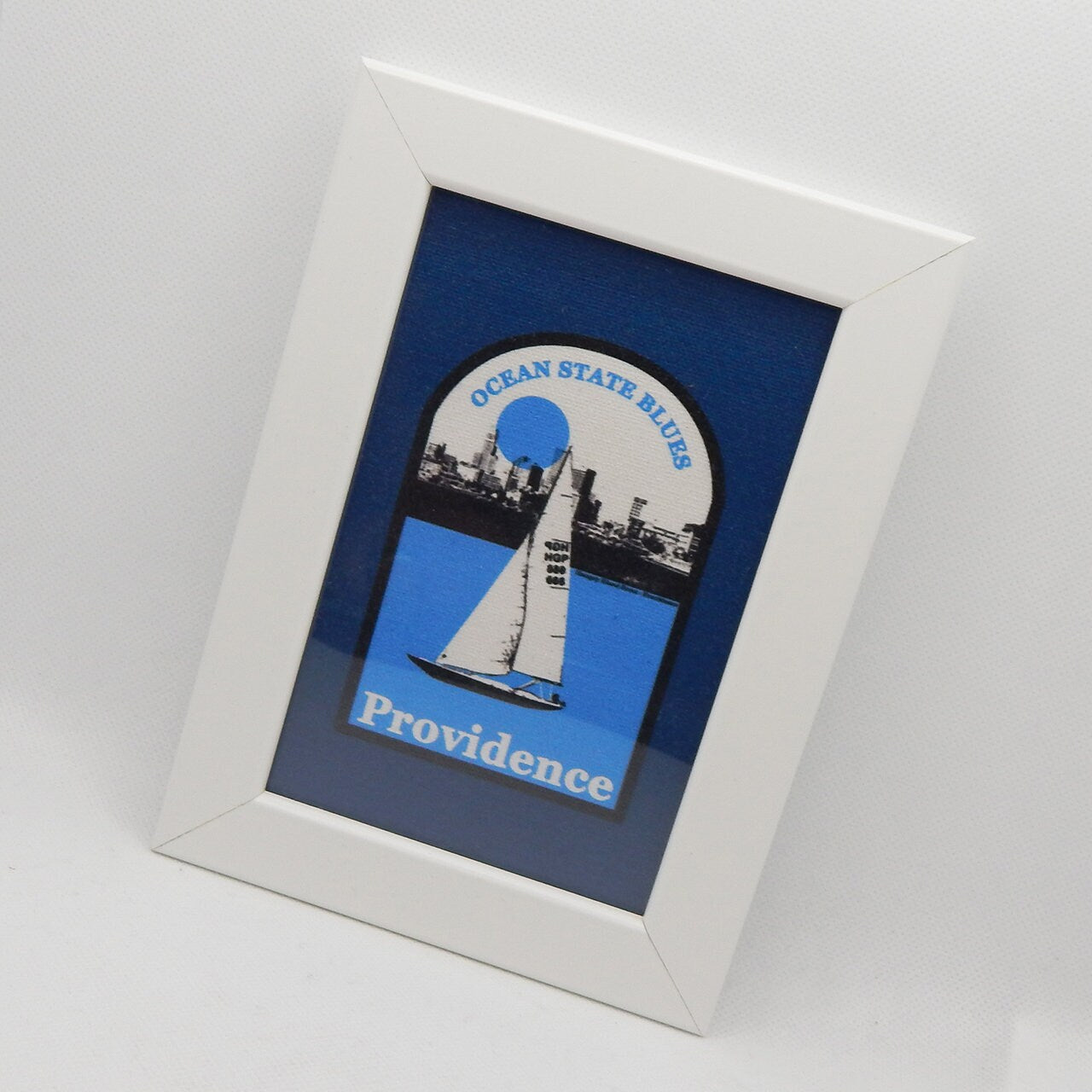 Ocean State Blues Framed Canvas Print