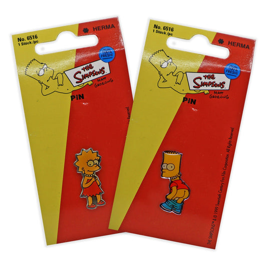 The Simpsons Vintage Mini 1999 Pins