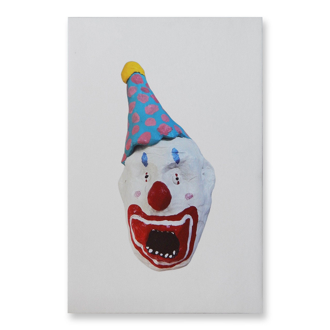Big Clown Large Print Made By Eddie Mellow