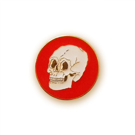 Gold Skull Pin