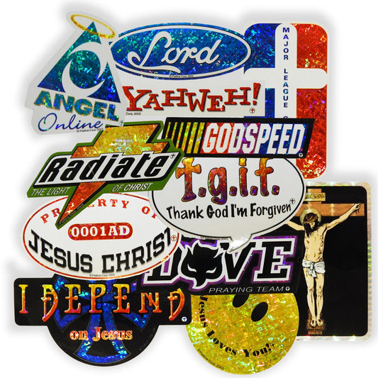 Vintage Christian Summer Camp Stickers