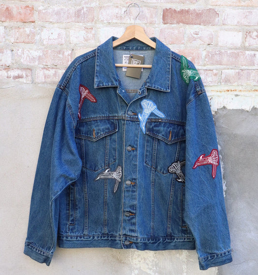 Vintage One Off Knives Denim Jacket