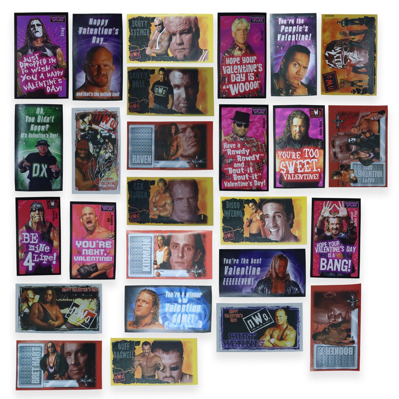 Vintage Wrestling Valentine's Day Cards