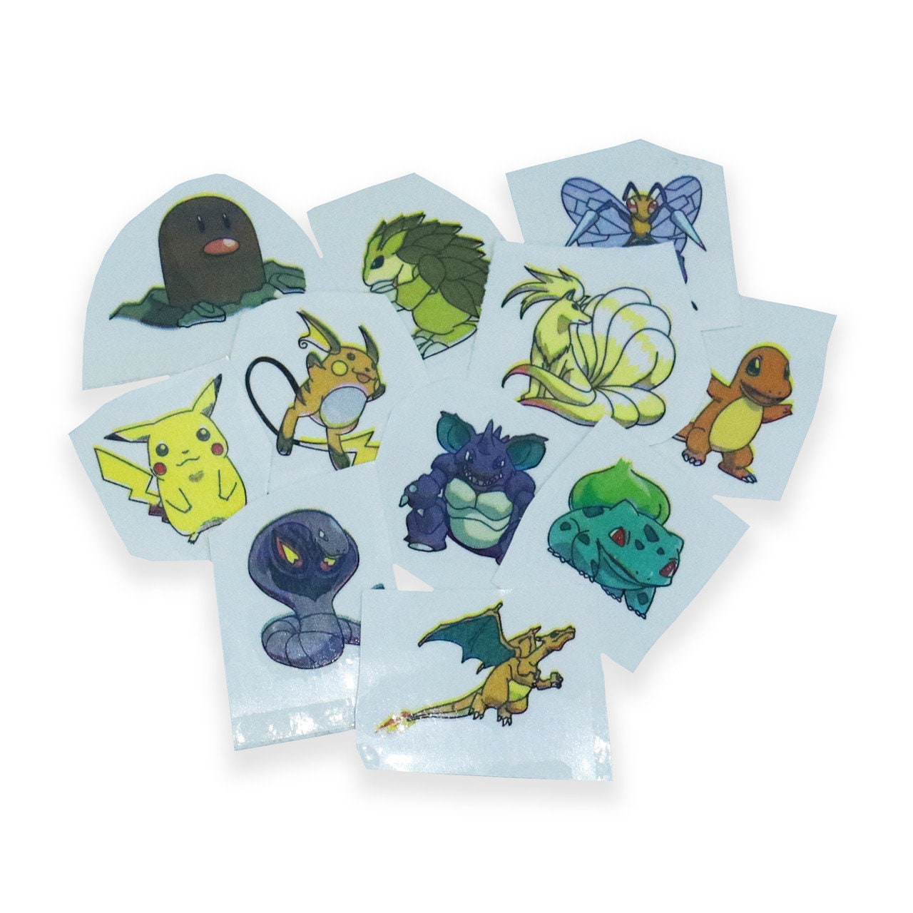 Vintage Pokemon Temporary Tattoo