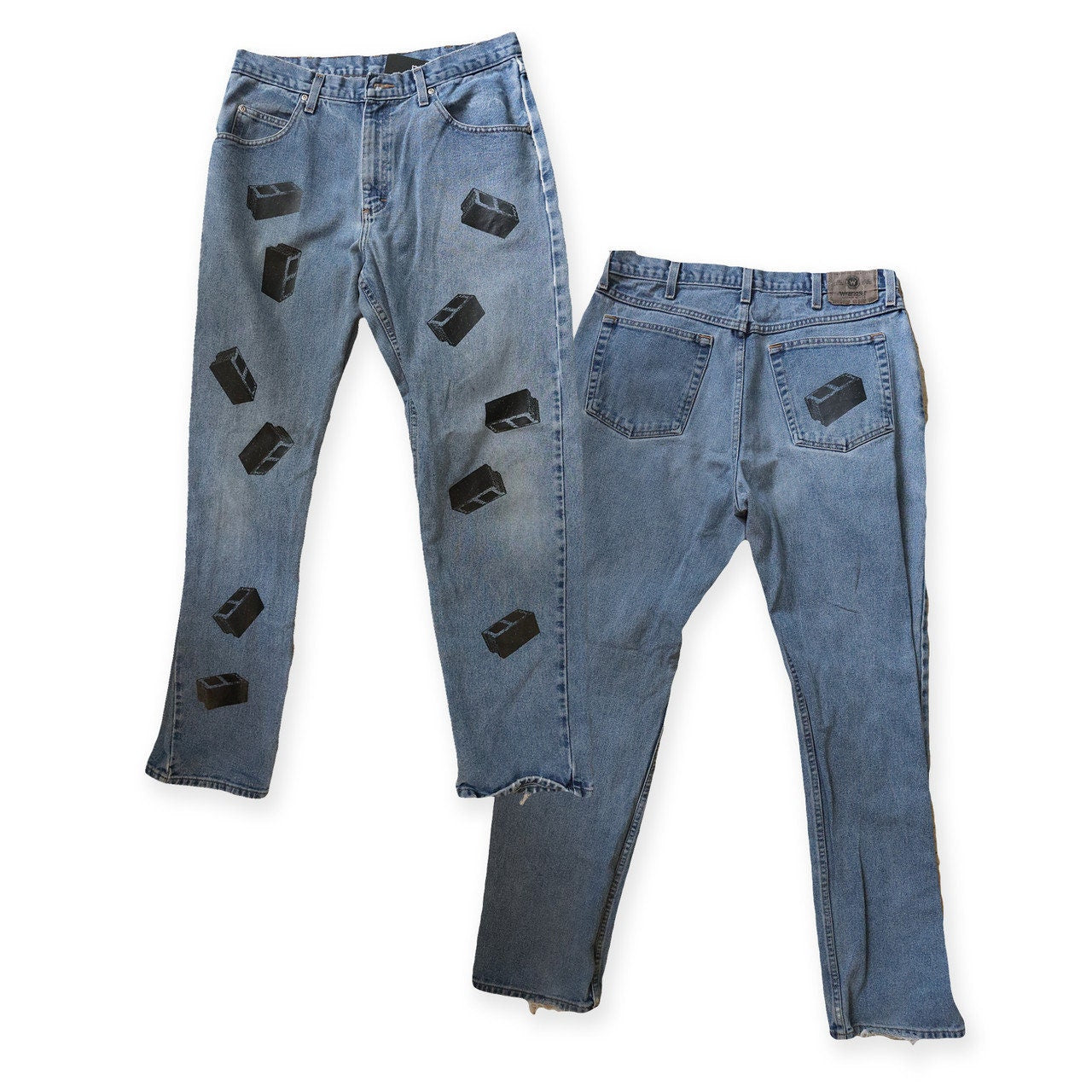 Vintage One Off Block Denim