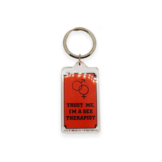 Trust Me Vintage Keychain