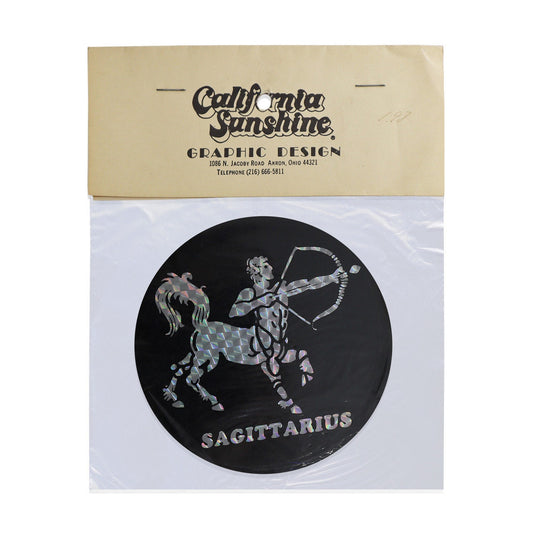 Zodiac Vintage Circle Sticker