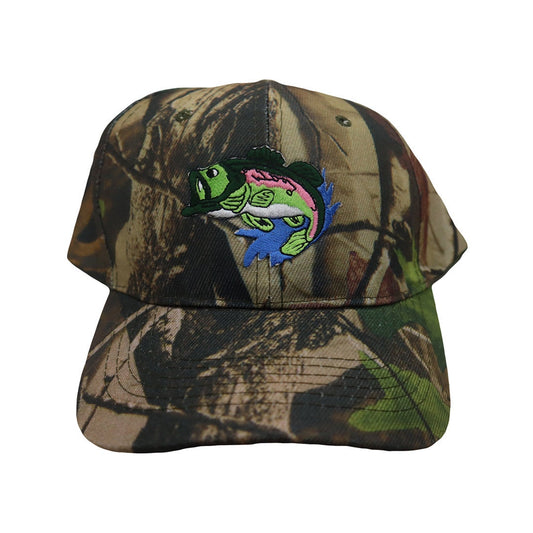 Big Bass Vintage Patch Camo Hat