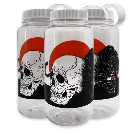 Death at Daybreak Panther Water Bottle