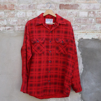 Vintage One Off Patchwork Button Up Shirt