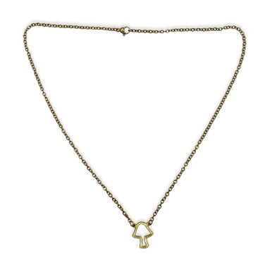 Vintage Mushroom Necklace