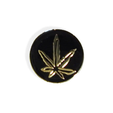 Vintage Weed Circle Pin