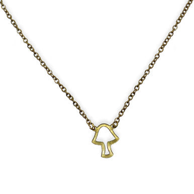 Vintage Mushroom Necklace