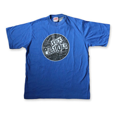 Vintage One Off Sex Pistols Blue Tee
